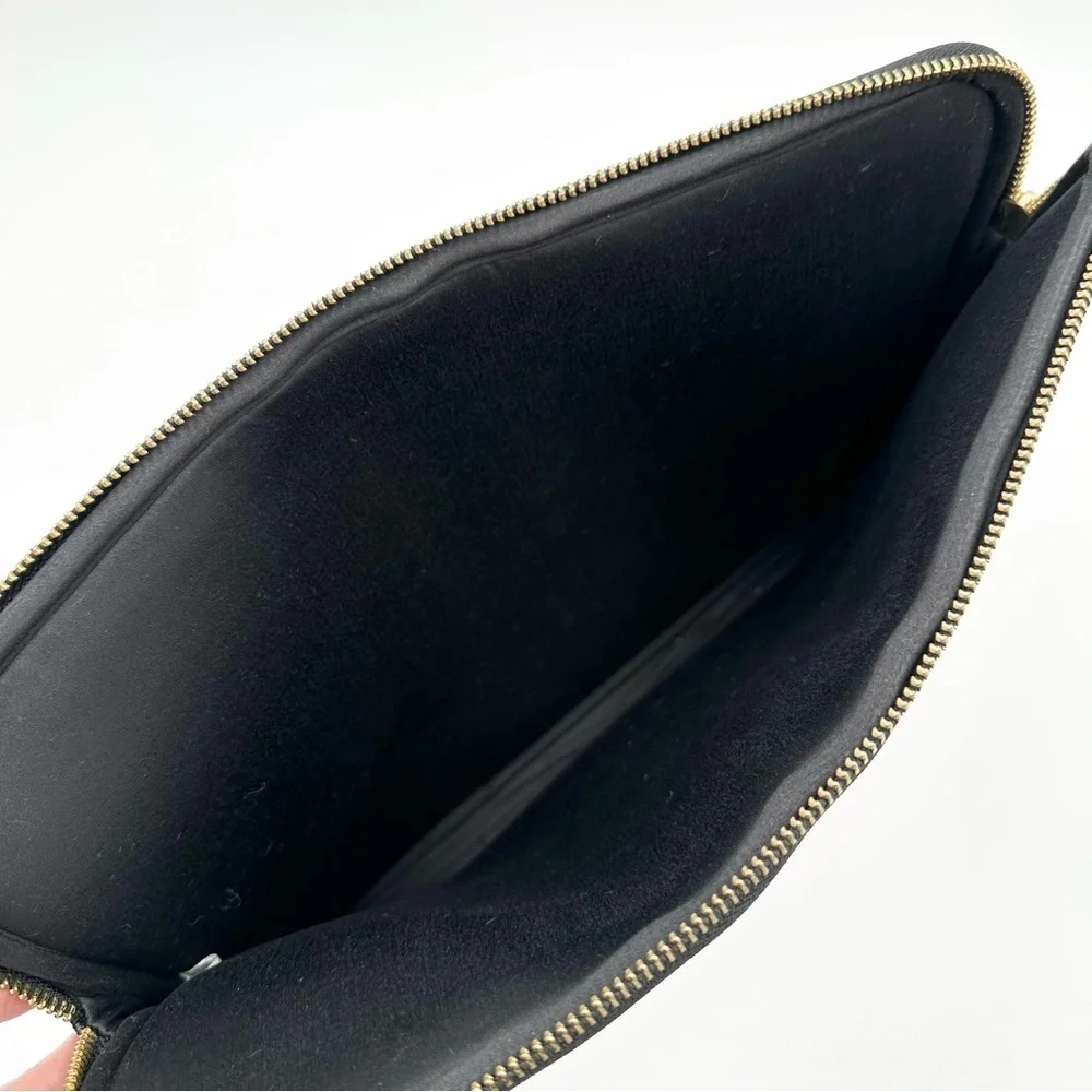 Kate Spade Striped Black & White Laptop Case